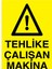 Tehlike Çalışan Makina Uyarı Tabelası - 70 x 100 Foreks - M51 1