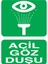 Acil Göz Duşu Uyarı Tabelası - 70 x 100 Foreks - Gvd1 1