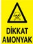 Dikkat Amonyak Uyarı Tabelası - 70 x 100 Foreks - TM26 1