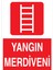 Yangın Merdiveni Uyarı Tabelası - 70 x 100 Foreks - Y45 1