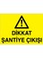 Dikkat Şantiye Çıkışı Uyarı Tabelası - 35 x 50 Foreks - Şa7 1