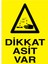 Dikkat Asit Var Uyarı Tabelası - 20 x 30 Foreks - KM21 1
