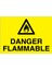 Danger Flammable Uyarı Tabelası - 35 x 50 Foreks - Il5 1