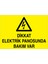 Dikkat Elektrik Panosunda Bakım Var Uyarı Tabelası - 70 x 100 Foreks - PAN10 1