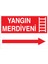 Yangın Merdiveni Uyarı Tabelası - 70 x 100 Foreks - Y3 1