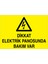 Dikkat Elektrik Panosunda Bakım Var Uyarı Tabelası - 20 x 30 Foreks - PAN10 1