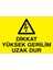 Dikkat Yüksek Gerilim Uzak Dur Uyarı Tabelası - 20 x 30 Foreks - E15 1