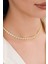 Gümüş Altın Gold Kaplama Beyaz Zirkon Taşlı Pırlanta Modeli Su Yolu Choker Tasma Kolye 1