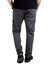 Önü Fermuarlı Yan Cepler Çıtçıtlı Dar Paça Kargo Pantolon 1901587 5