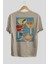 Cocktails Arka Baskılı Oversize T-Shirt Erkek Kadın Unisex %100 Pamuk Bisiklet Yaka Tişort 2