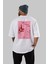 Wine Cheese Club Arka Baskılı Oversize T-Shirt Erkek Kadın Unisex %100 Pamuk Bisiklet Yaka Tişort 4