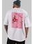 Wine Cheese Club Arka Baskılı Oversize T-Shirt Erkek Kadın Unisex %100 Pamuk Bisiklet Yaka Tişort 5