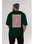 Vodka Limon Arka Baskılı Oversize T-Shirt Erkek Kadın Unisex %100 Pamuk Bisiklet Yaka Tişort 5