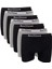 7 Adet Feelline Siyah ve Gri Pamuklu Doğal Likralı Erkek Boxer 1