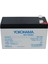 Yokohama YH-127.2 12 Volt - 7.2 Amper Upsler Için Kuru Akü (150 x 65 x 90 Mm) 2