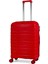 Karbon Pp Horizon Serisi Kırılmaz Valiz, Kırmızı - Orta Boy 1