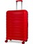Karbon Pp Horizon Serisi Kırılmaz Valiz, Kırmızı - Büyük Boy 1