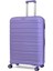Karbon Pp Horizon Serisi Kırılmaz Valiz, Lila - Büyük Boy 1