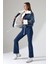Içi Kürk Oversize Denim Ceket 2