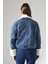 Içi Kürk Oversize Denim Ceket 5