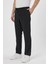 Erkek Slim Fit Beli Lastikli Ipli Fermuarlı Likralı Rahat Antrasit Jogger Pantolon 3
