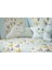 Bebek Uyku Seti Nevresim Takımı 60x120 Zuzu Mavi 3