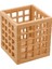 Mutfak Bambu Kare Modern Tasarımlı Kare Kaşıklık 13*13*15 cm 2