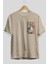 Chainsaw Denjı Ön Sol Baskılı Oversize T-Shirt Erkek Kadın Unisex Pamuk Bisiklet Yaka Tişort 2