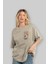 Chainsaw Denjı Ön Sol Baskılı Oversize T-Shirt Erkek Kadın Unisex Pamuk Bisiklet Yaka Tişort 4