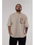 Chainsaw Denjı Ön Sol Baskılı Oversize T-Shirt Erkek Kadın Unisex Pamuk Bisiklet Yaka Tişort 5