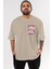 Alice Cartelet 12 Ön Sol Baskılı Oversize T-Shirt Erkek Kadın Unisex Pamuk Bisiklet Yaka Tişort 1