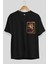 Kyojuro Rengoku Ön Sol Baskılı Oversize T-Shirt Erkek Kadın Unisex Pamuk Bisiklet Yaka Tişort 2