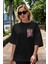 Anya Spyx Famıly Ön Sol Baskılı Oversize T-Shirt Erkek Kadın Unisex Pamuk Bisiklet Yaka Tişort 5