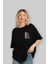 Eat, Sleep, Anime, Repeat Ön Sol Baskılı Oversize T-Shirt Erkek Kadın Unisex Pamuk Bisiklet Yaka Tişort 4