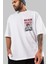 Yujıro Hanma Ön Sol Baskılı Oversize T-Shirt Erkek Kadın Unisex Pamuk Bisiklet Yaka Tişort 3