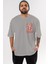 Monkey D. Luffy (3) Ön Sol Baskılı Oversize T-Shirt Erkek Kadın Unisex Pamuk Bisiklet Yaka Tişort 1