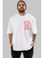 Monkey D. Luffy (3) Ön Sol Baskılı Oversize T-Shirt Erkek Kadın Unisex Pamuk Bisiklet Yaka Tişort 1