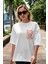 Monkey D. Luffy (3) Ön Sol Baskılı Oversize T-Shirt Erkek Kadın Unisex Pamuk Bisiklet Yaka Tişort 5
