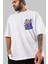 Naruto Uzumaki Ön Sol Baskılı Oversize T-Shirt Erkek Kadın Unisex Pamuk Bisiklet Yaka 3