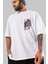 Satsuki Kiryuuin 8 Ön Sol Baskılı Oversize T-Shirt Erkek Kadın Unisex Pamuk Bisiklet Yaka Tişort 3
