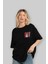 Nana Ebina 1 Ön Sol Baskılı Oversize T-Shirt Erkek Kadın Unisex Pamuk Bisiklet Yaka 4