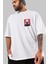 Toge Inumaki Ön Sol Baskılı Oversize T-Shirt Erkek Kadın Unisex Pamuk Bisiklet Yaka Tişort 3