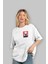 Toge Inumaki Ön Sol Baskılı Oversize T-Shirt Erkek Kadın Unisex Pamuk Bisiklet Yaka Tişort 4