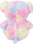 Sunman 4771 Gökkuşağı Renkli Peluş Ayı 45 cm -Sunman 4