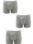Erkek Pamuklu Düz Boxer Set 3'lü 1