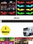 200 cm Şeytan LED Gözler Animasyonlu Araba,kamyon,otobüs Kumandalı Esnek Ön Arka Cam Rgb LED Ekran 1