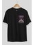 Naruto Sasuke Uchıha Ön Sol Baskılı Oversize T-Shirt Erkek Kadın Unisex Pamuk Bisiklet Yaka Tişort 2