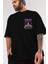 Naruto Sasuke Uchıha Ön Sol Baskılı Oversize T-Shirt Erkek Kadın Unisex Pamuk Bisiklet Yaka Tişort 3