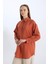 Relax Fit Basic Düz Uzun Kollu Gömlek Tunik D7346AX25SP 3