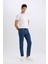 Sergio Regular Fit Normal Kalıp Normal Bel Boru Paça Jean Pantolon D9829AX25SP 3